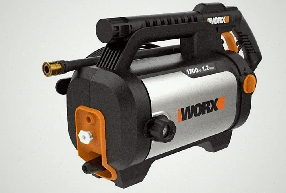 Worx 1700 Psi 1.2 Gpm Electric Cold Water Pressure Washer With 2 Spray Nozzles