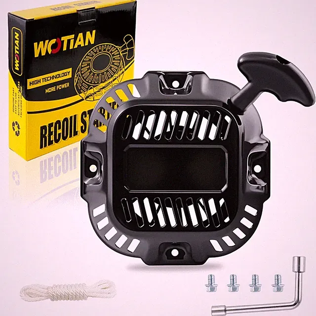 WOTIAN Pull Start Assembly Compatible with Generac 196cc 208cc 212cc, Black