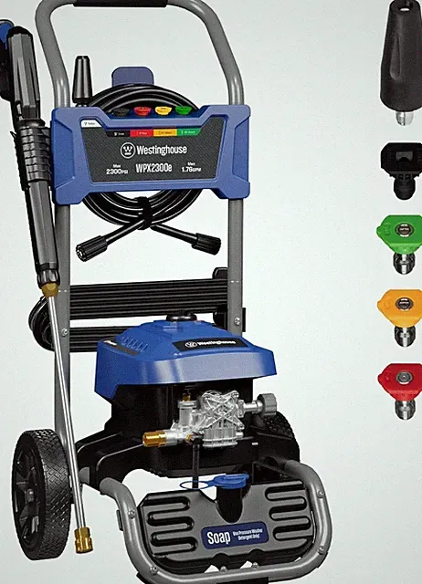 WPX2300e Electric Pressure Washer, 2300 Max PSI and 1.76 Max GPM, Induction Moto