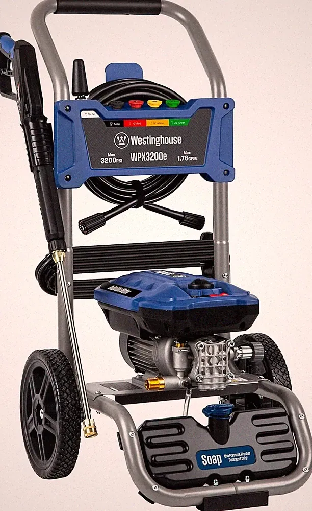 WPX3200e Electric Pressure Washer, 3200 PSI and 1.76 Max GPM, Induction Motor, O