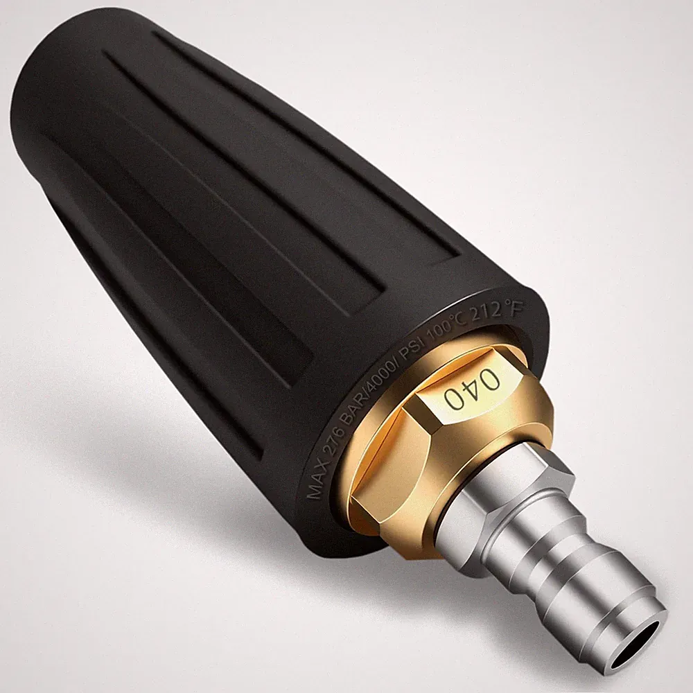 Xaxuqtu Turbo Nozzle Pressure Washer Tips, Max 4000 PSI, 3.95 inches, Black