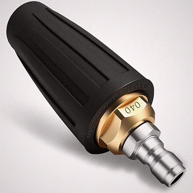Xaxuqtu Turbo Nozzle Pressure Washer Tips, Max 4000 PSI, Upgrade 360° Black