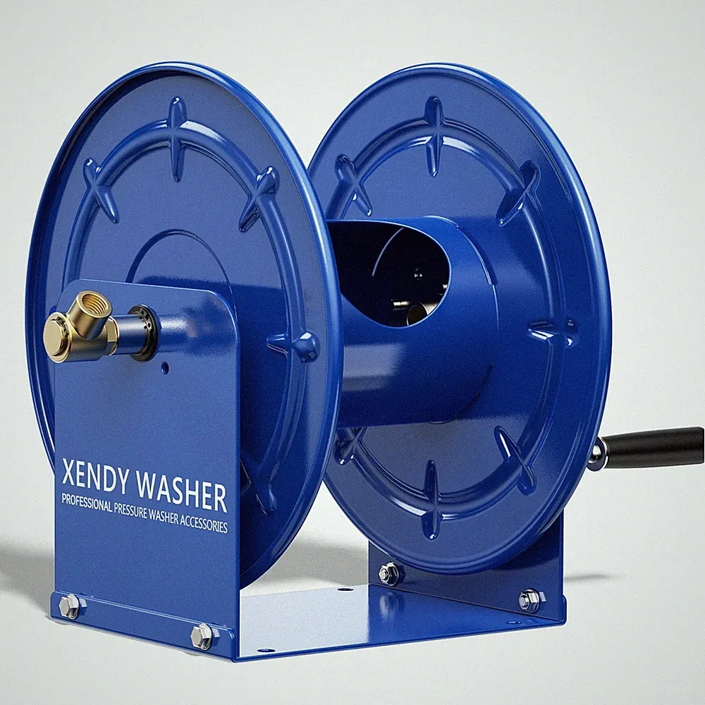 XENDY WASHER Pressure Washer Hose Reel 100FT x 3/8" or 200FT x 1/4", 4500 PSI
