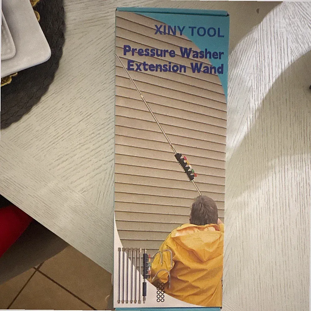 Xiny Tool Pressure Washer Extension Wand, Universal Compatibility, Blue, 1 Pack