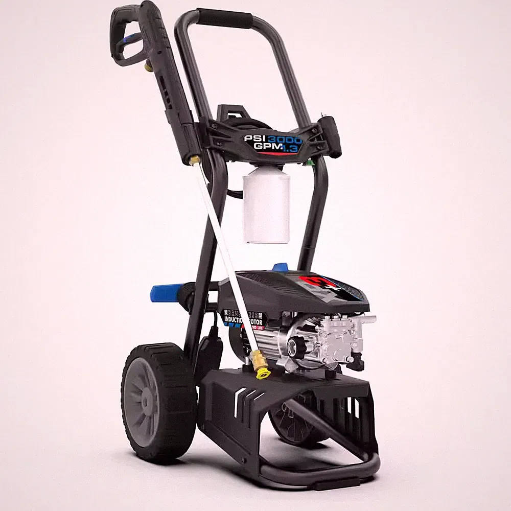 XP33000 3000 PSI, 1.3 GPM, Cold Water Electric Pressure Washer, 2 Wheel Cart, In