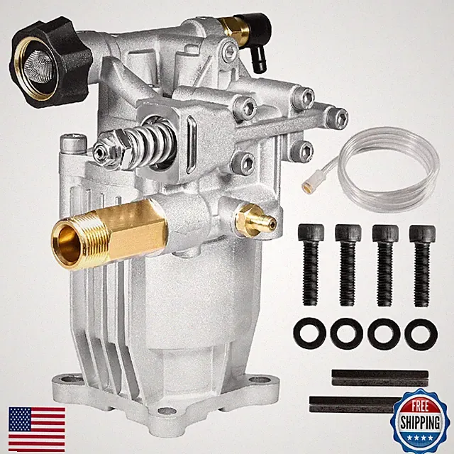 YAMATIC 3/4" Horizontal Pressure Washer Pump 3400 PSI 2.5 GPM Replacement