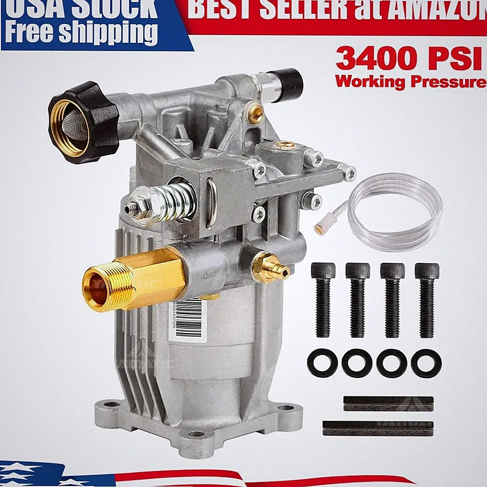 YAMATIC 3/4" Shaft Horizontal 3400 PSI Pressure Washer Pump 7 HP