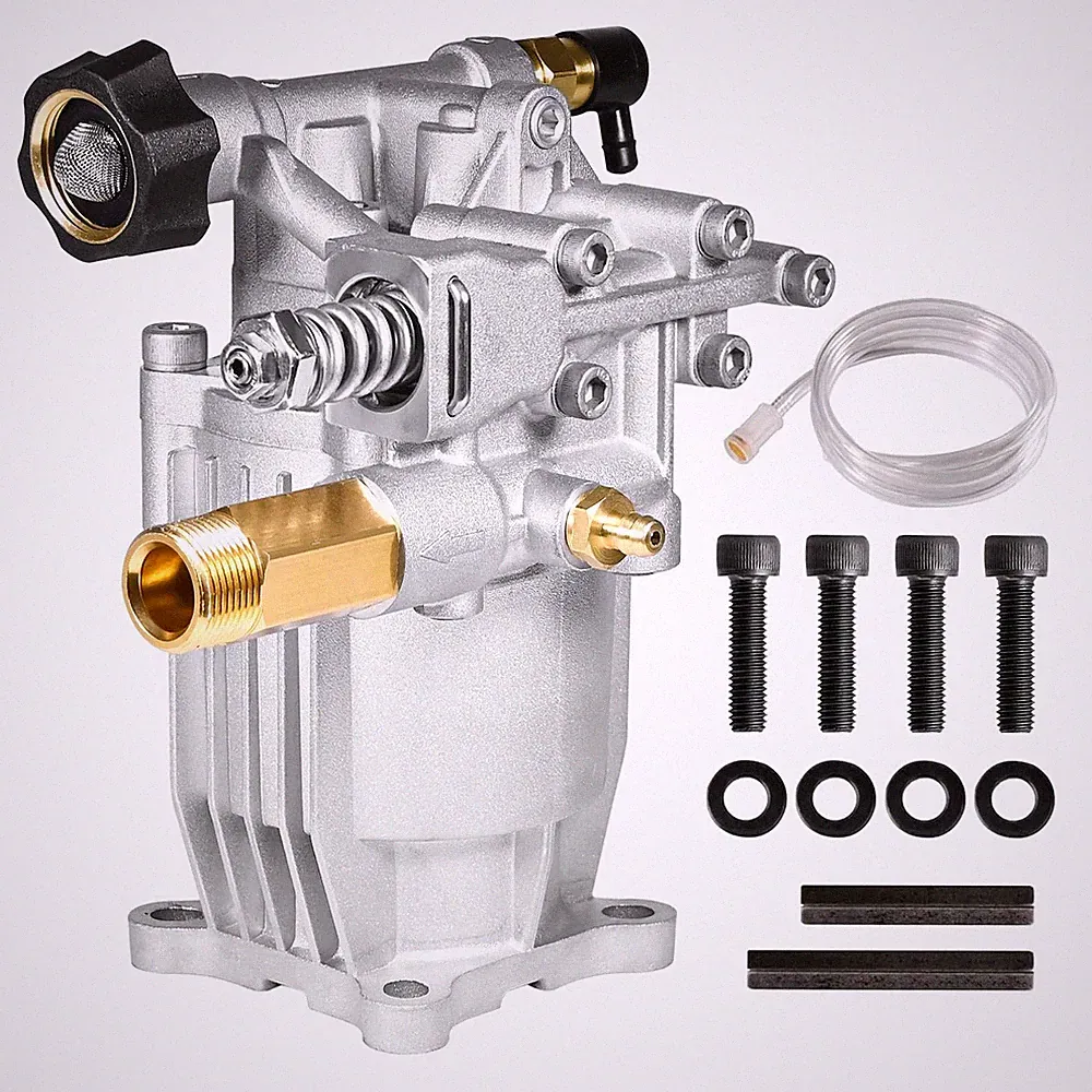 YAMATIC 3/4" Shaft Horizontal Pressure Washer Pump 3400 PSI 2.5 GPM Replacem...