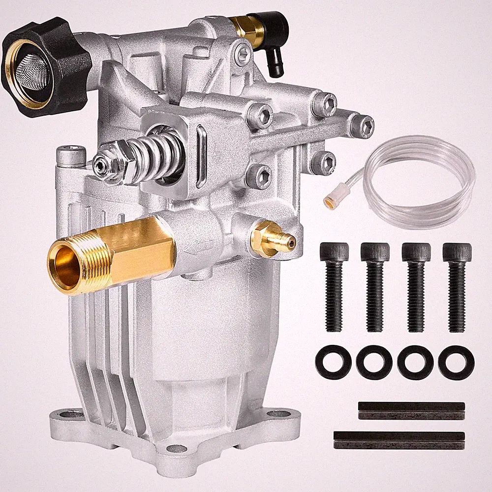 YAMATIC 3/4" Shaft Horizontal Pressure Washer Pump 3400 PSI 2.5 GPM Replaceme...
