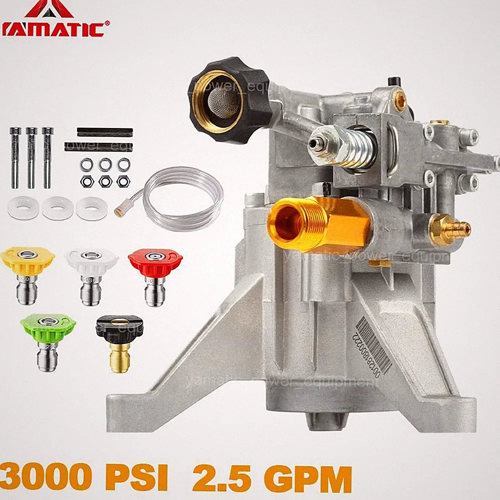 YAMATIC 3000 PSI 7/8" Shaft 2.5 GPM Vertical Pressure Washer Pump