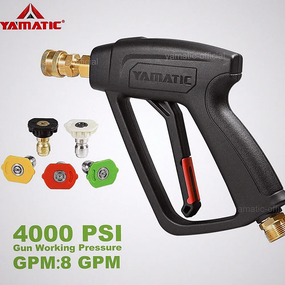 YAMATIC 4000 psi Pressure Washer Gun, Spray Tips with 1/4" Quick Connector
