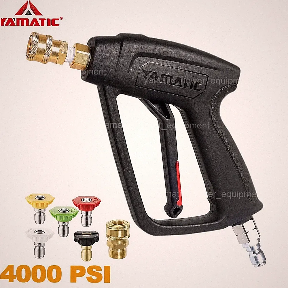 YAMATIC 4000 psi Pressure Washer Gun with Stainless Steel Swivel Quick Connector