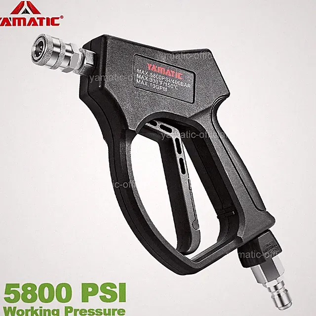 YAMATIC 5800 PSI Pressure Washer Gun Stainless Steel Swivel 3/8" QC Plug