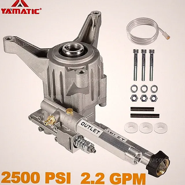YAMATIC 7/8" Shaft Vertical Pressure Washer Pump 2200-2500 PSI 2.2 GPM