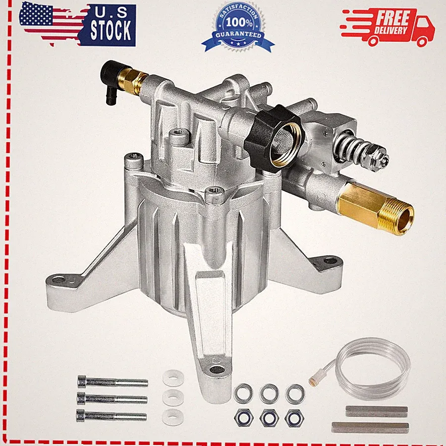 YAMATIC 7/8" Shaft Vertical Pressure Washer Pump, 3000 PSI, 2.5 GPM Replacement