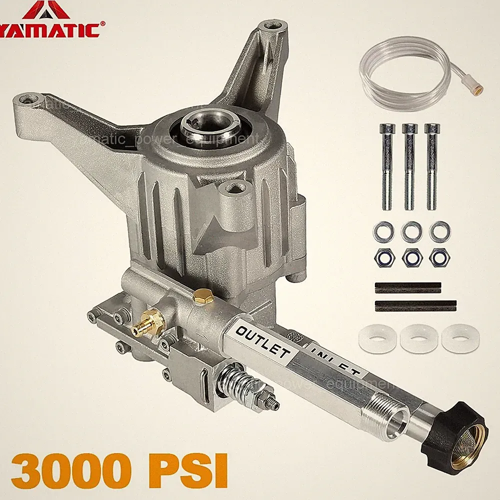 YAMATIC 7/8" Shaft Vertical Pressure Washer Pump 3000 PSI Replaced Pump 2.5 GPM