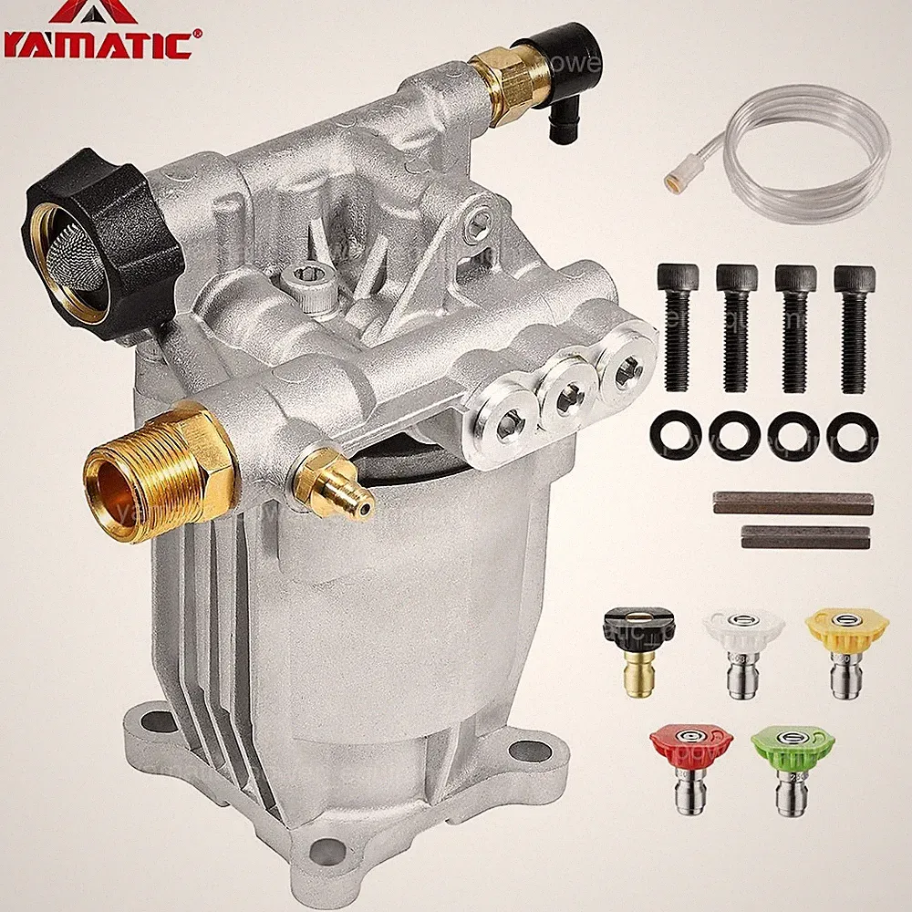 YAMATIC High Pressure Washer Pump 3/4" Shaft Horizontal 3200 PSI 2.5 GPM 7 HP