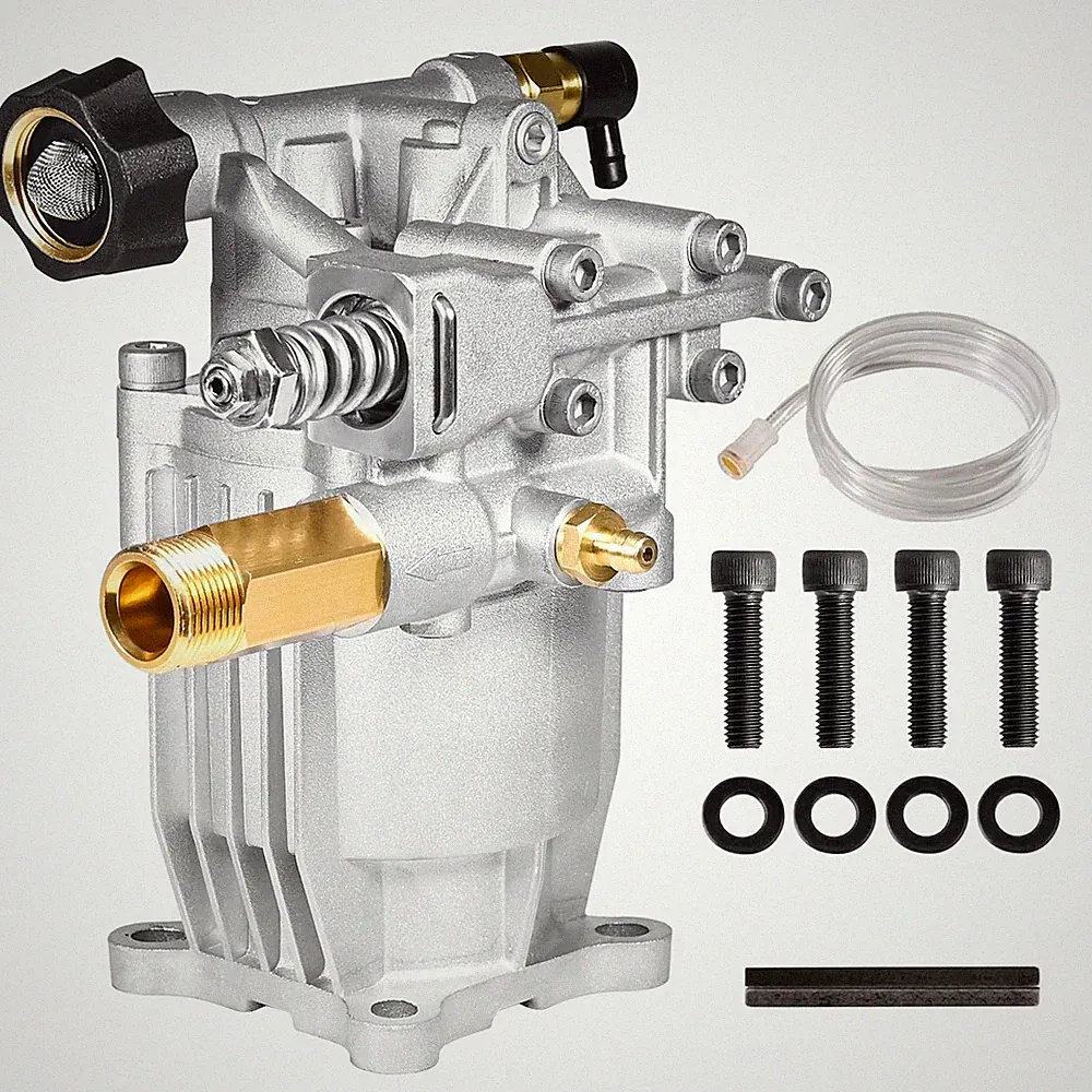YAMATIC Horizontal 3/4" Shaft Pressure Washer Pump 3400 PSI 2.5 GPM