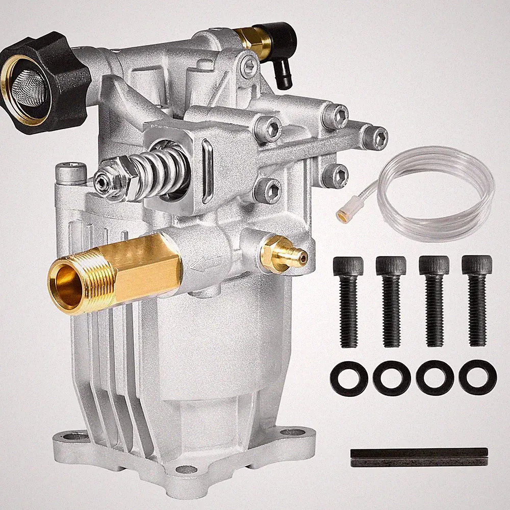 YAMATIC Horizontal 3/4" Shaft Pressure Washer Pump 3400 PSI 2.5 GPM