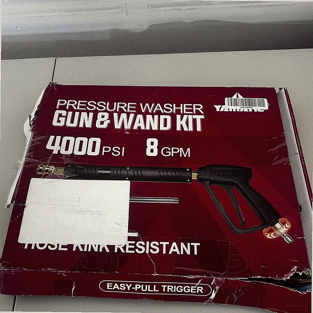 YAMATIC Pressure Washer Gun Wand with Swivel 3/8" Plug & M22 Coupler, Stainless