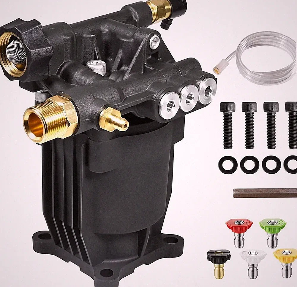 YAMATIC Pressure Washer Pump 3/4" Shaft Horizontal Power Washer Pump Max 3200 PS