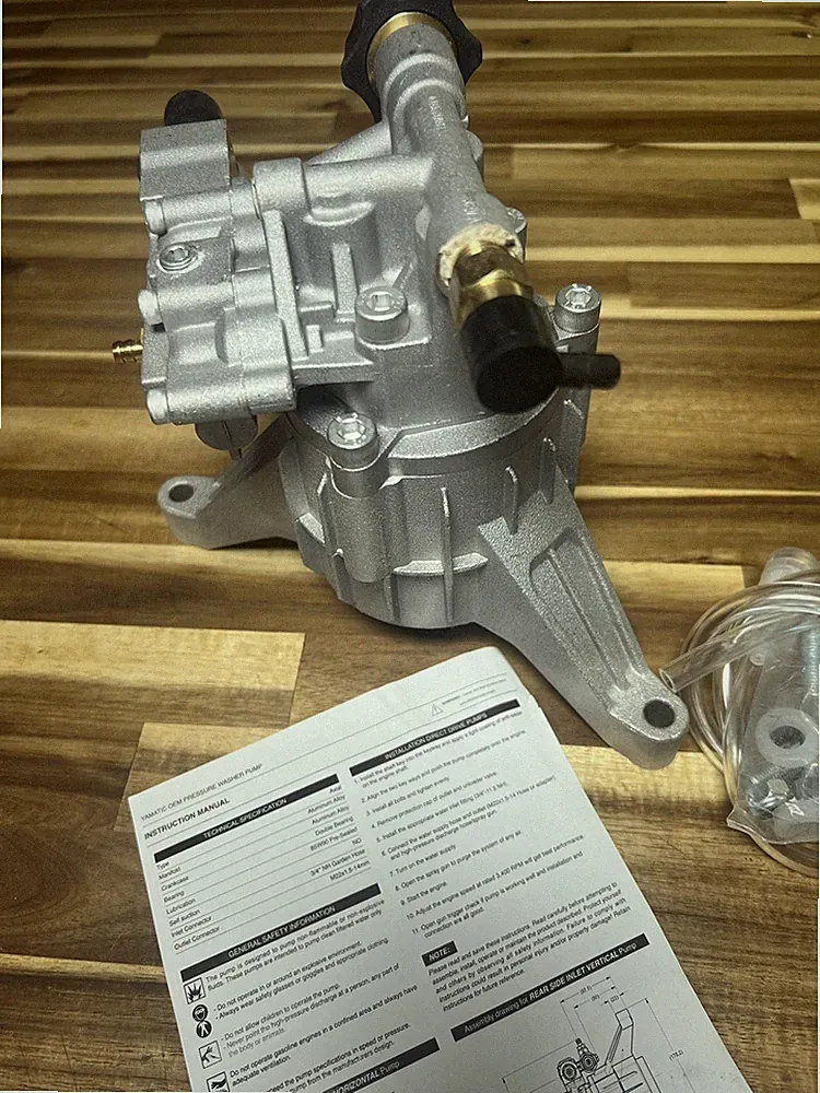 YAMATIC Pressure Washer Pump 7/8" Shaft Vertical Replaced Pump 3000 PSI 2.5 GPM
