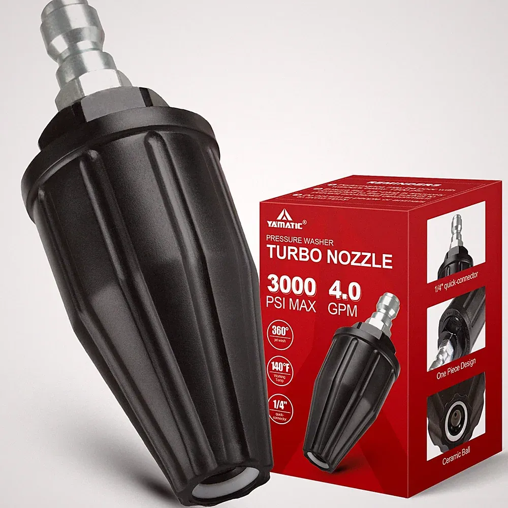YAMATIC Pressure Washer Turbo Nozzle, 3000 PSI 4.0 GPM