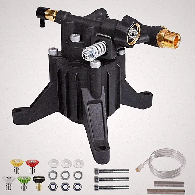 YAMATIC Vertical Pressure Washer Pump Max 3400 PSI 2.5 Pump, Black
