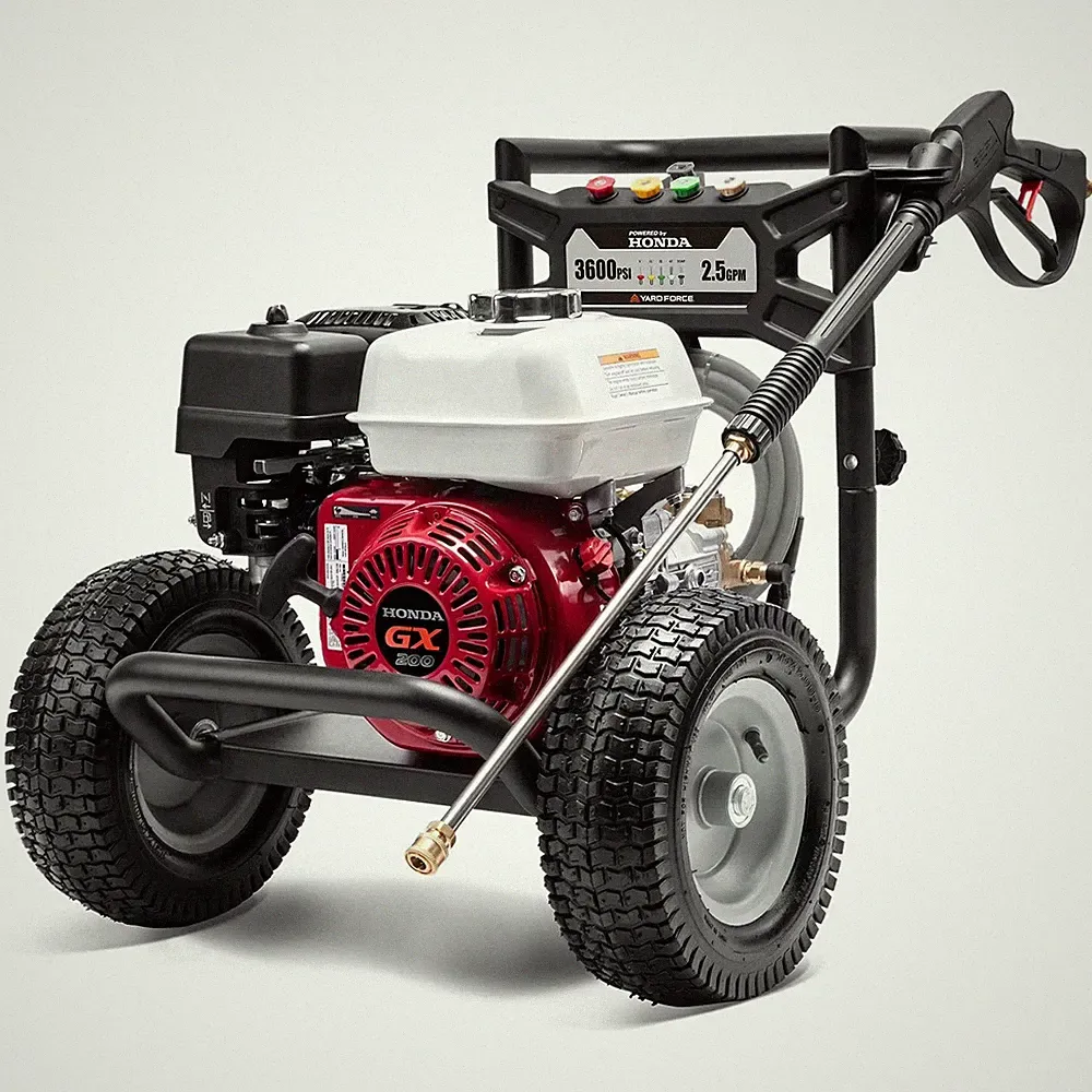 Yard Force 3600PSI 2.5GMP Honda GX200 196cc Gas Pressure Washer High Performance