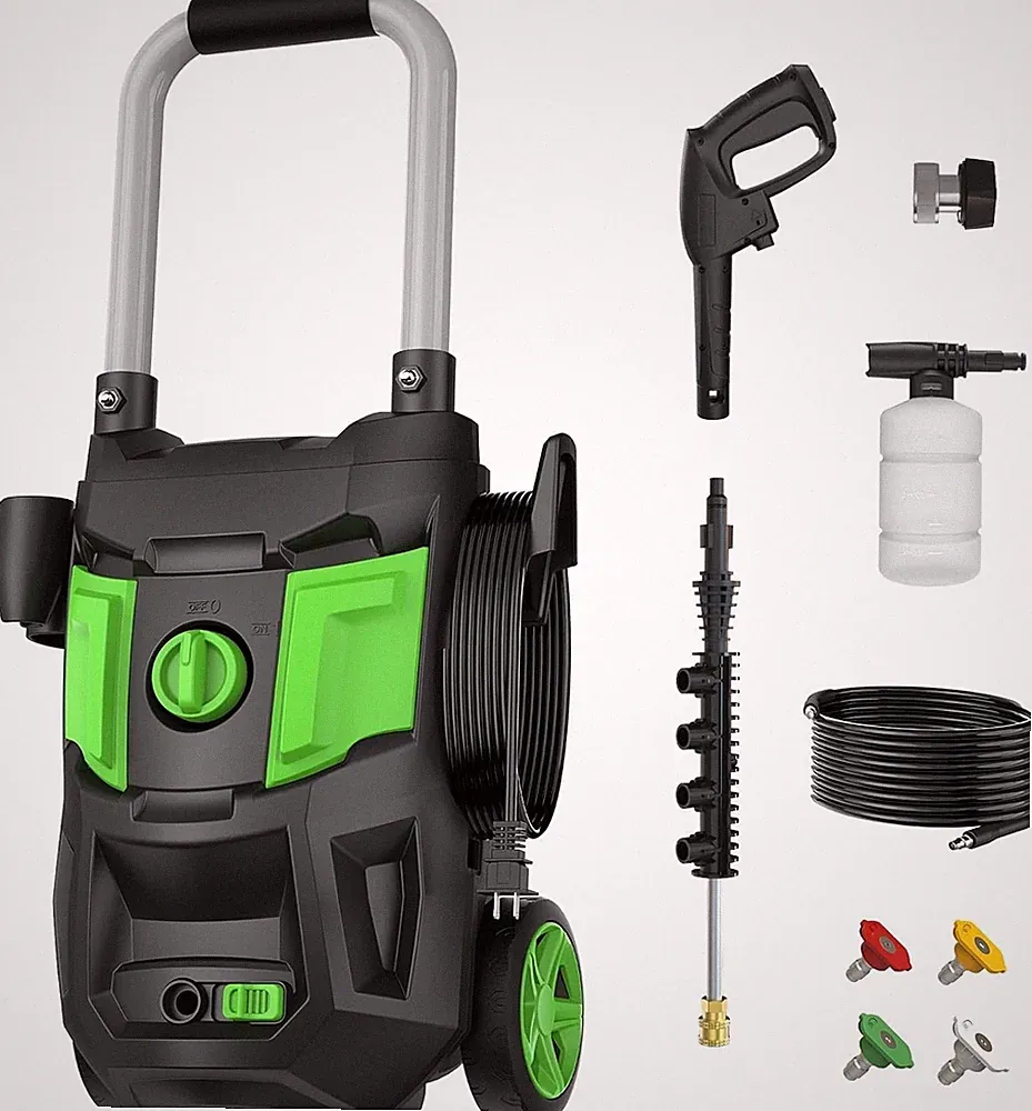 YELLOW High Pressure Washer -4800PSI Power Washer with Foam Cannon