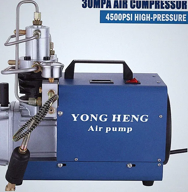 YONG HENG 4500PSI 30Mpa High Pressure PCP Air Compressor Pump Rifle Airgun Scuba