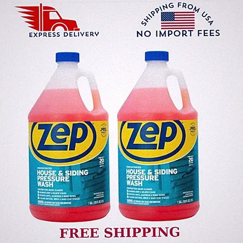 ZEP 1 Gal. House and Siding Pressure Wash Concentrate Cleaner (2-Pack)