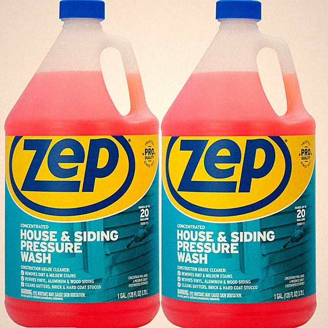 Zep House and Siding Pressure Wash Cleaner Concentrate - 1 Gallon (Case of 2)