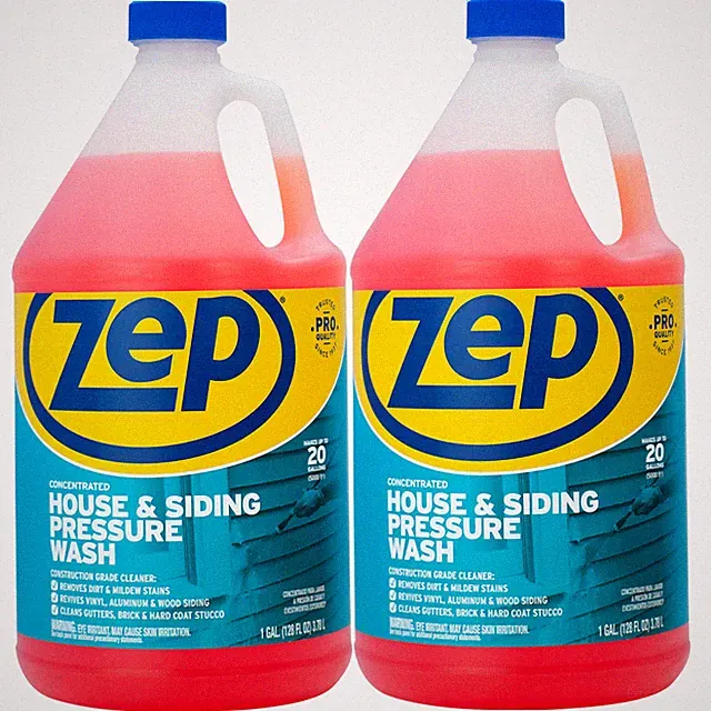 Zep House and Siding Pressure Wash Cleaner Concentrate - 1 Gallon (Case of 2)