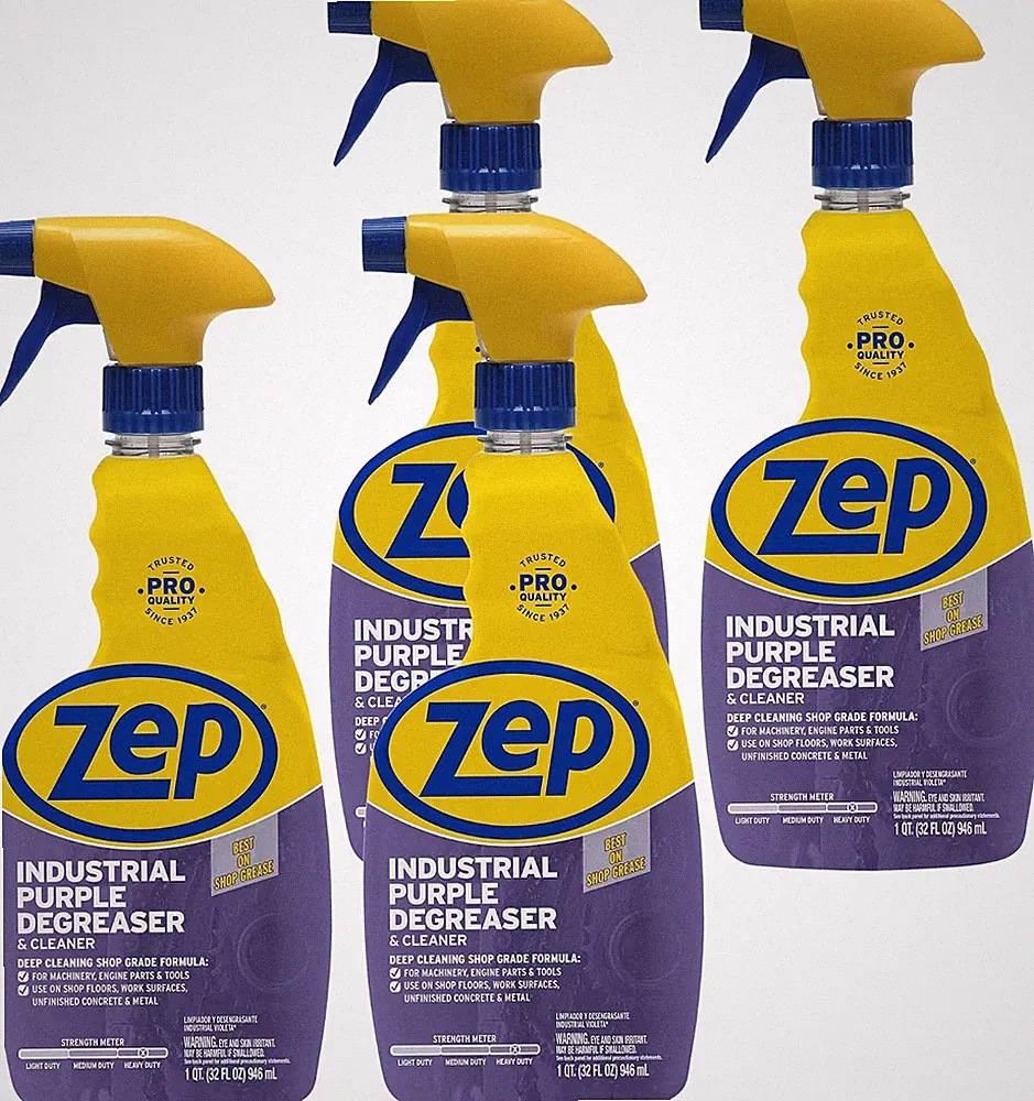 Zep Industrial Purple Cleaner and Degreaser Concentrate - 32 Ounce (Case of 4) R