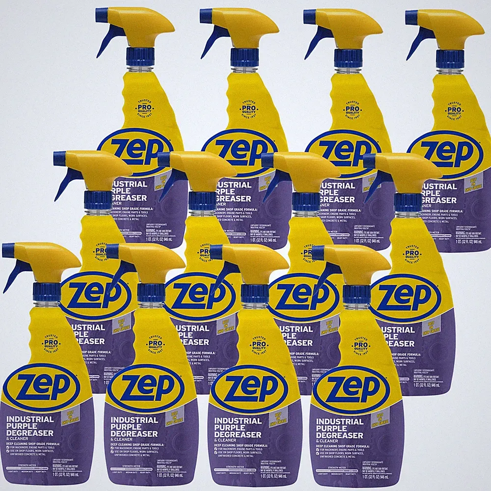 Zep Industrial Purple Cleaner and Degreaser Concentrate - 32 oz (Case of 12)