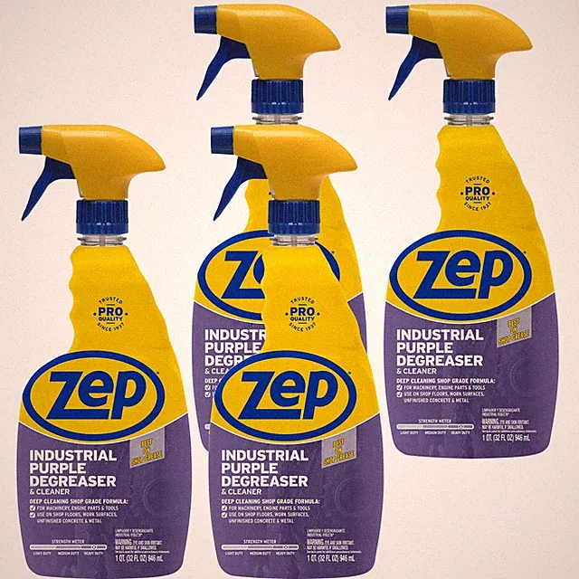 Zep Industrial Purple Cleaner and Degreaser Concentrate - 32 oz (Case of 4)