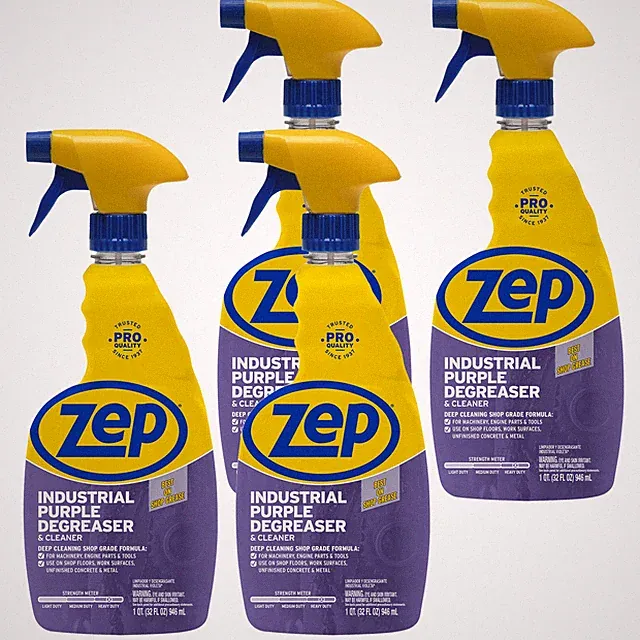 Zep Industrial Purple Cleaner and Degreaser Concentrate - 32 oz (Case of 4)