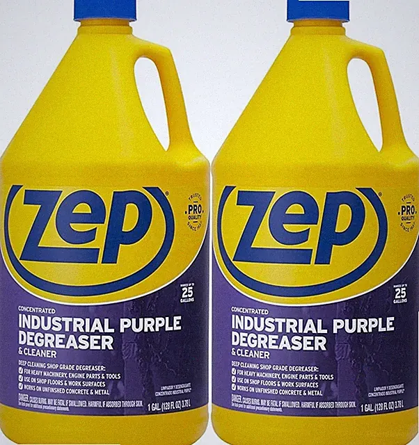 Zep Industrial Purple Degreaser 1 Gallon 2 Pack Heavy Duty Oil & Grease Cleaner
