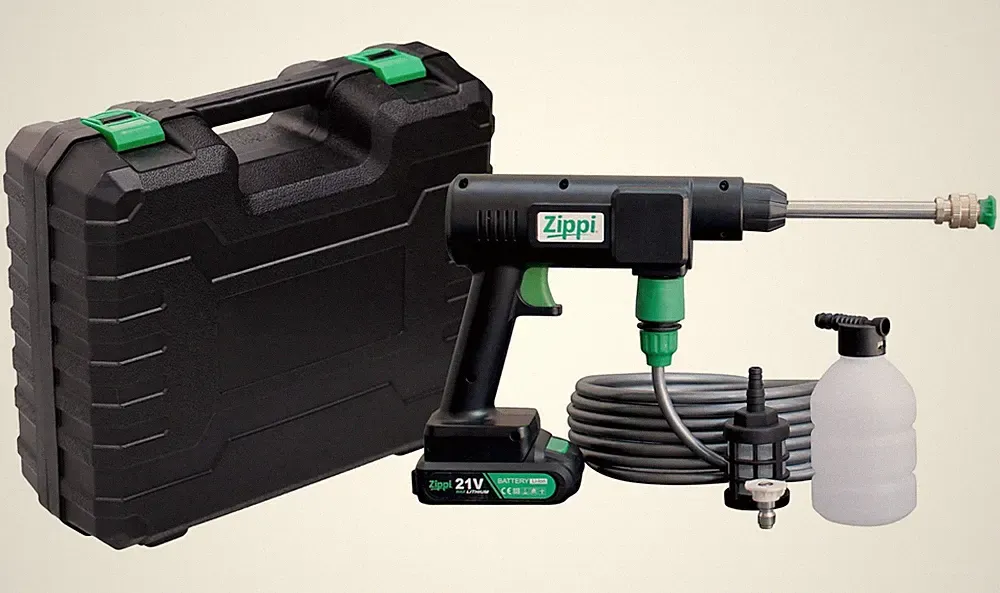 Zippi Hydro Cleaner Standard Cordless Pressure Washer 600 PSI with 1500 mAh