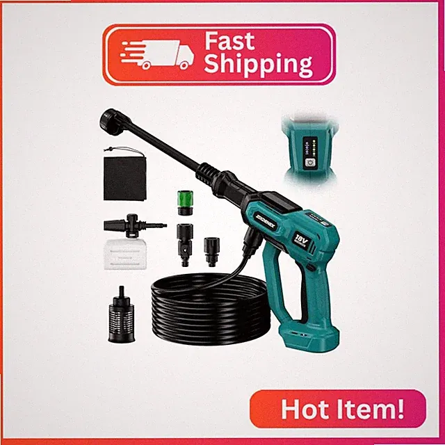 ZIXDENEX Cordless Portable Washer for Makita 18V Battery, 1000 PSI Portable Hand